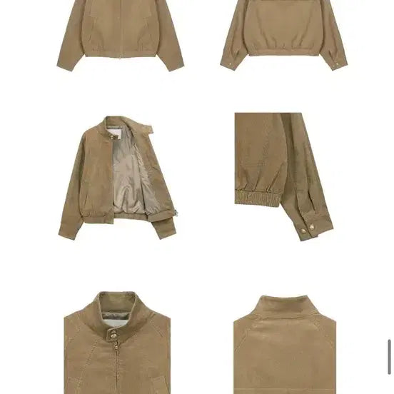 [SOLD OUT] 던스트 코듀로이 Harrington 자켓 베이지 S