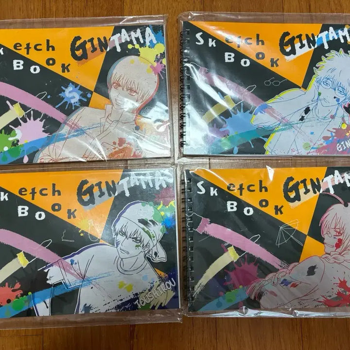 [BUNJANG] Gintama Mini Sketchbook Set / (판매) 은혼 미니 스케치북 굿즈 긴토키 히지카타 오키타 카무이