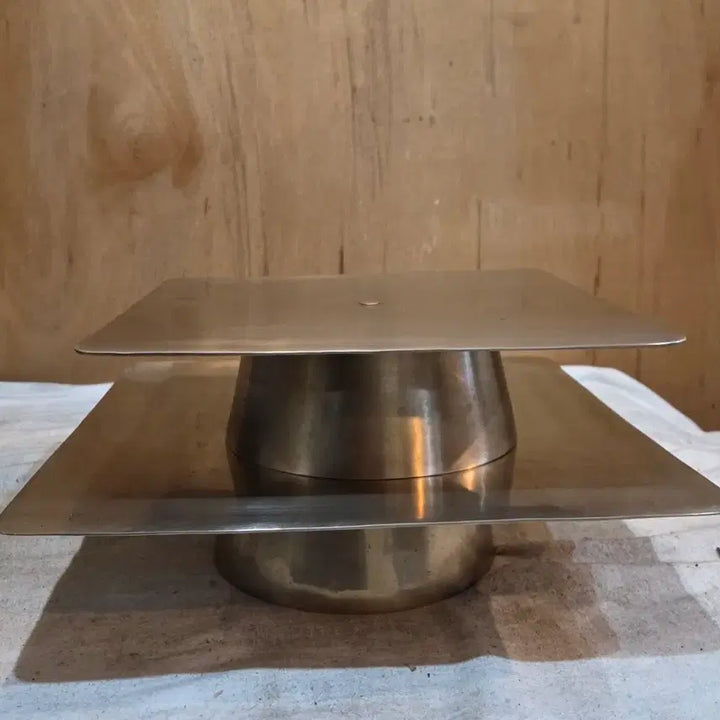 [BUNJANG] Intangible Cultural Heritage No. 77 Lee Bong-ju Large Yugi Bronze Ware Set (2 pieces) / 무형문화재 77호 이봉주 대형 유기 편대 2점