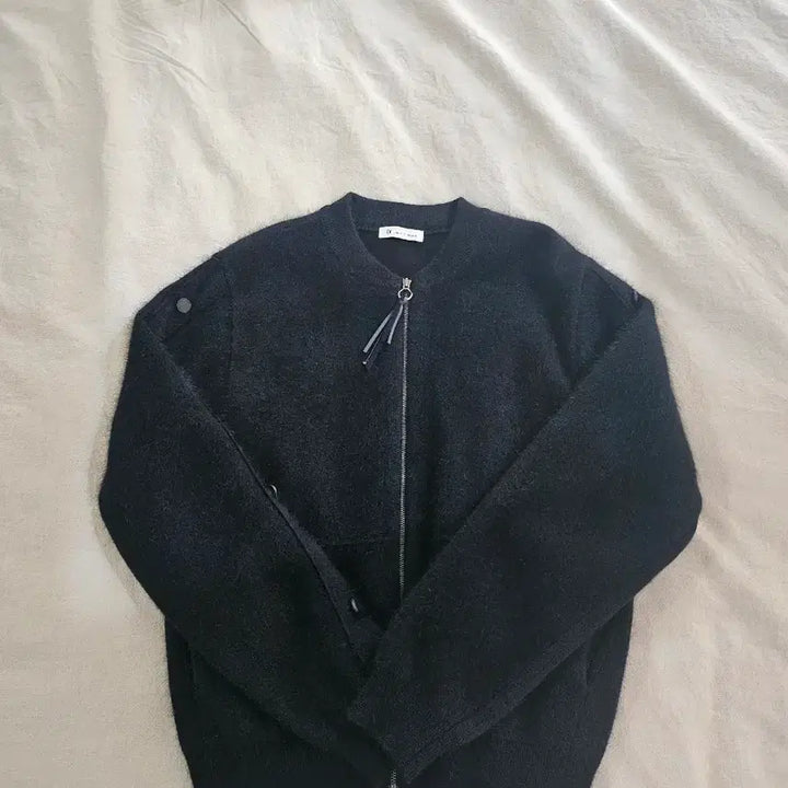 [BUNJANG] It MICHAA Black Angora Zip-up Cardigan / 잇미샤 블랙 앙고라 집업 가디건 55
