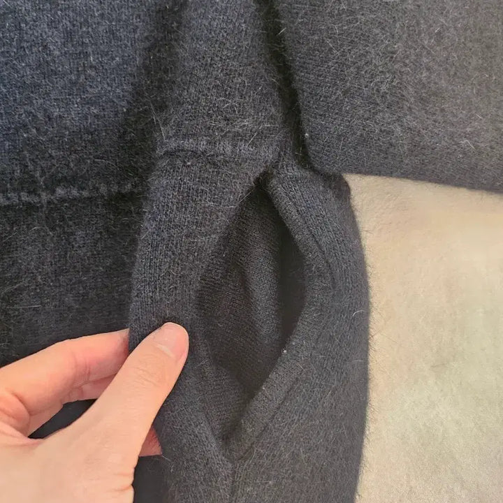 [BUNJANG] It MICHAA Black Angora Zip-up Cardigan / 잇미샤 블랙 앙고라 집업 가디건 55