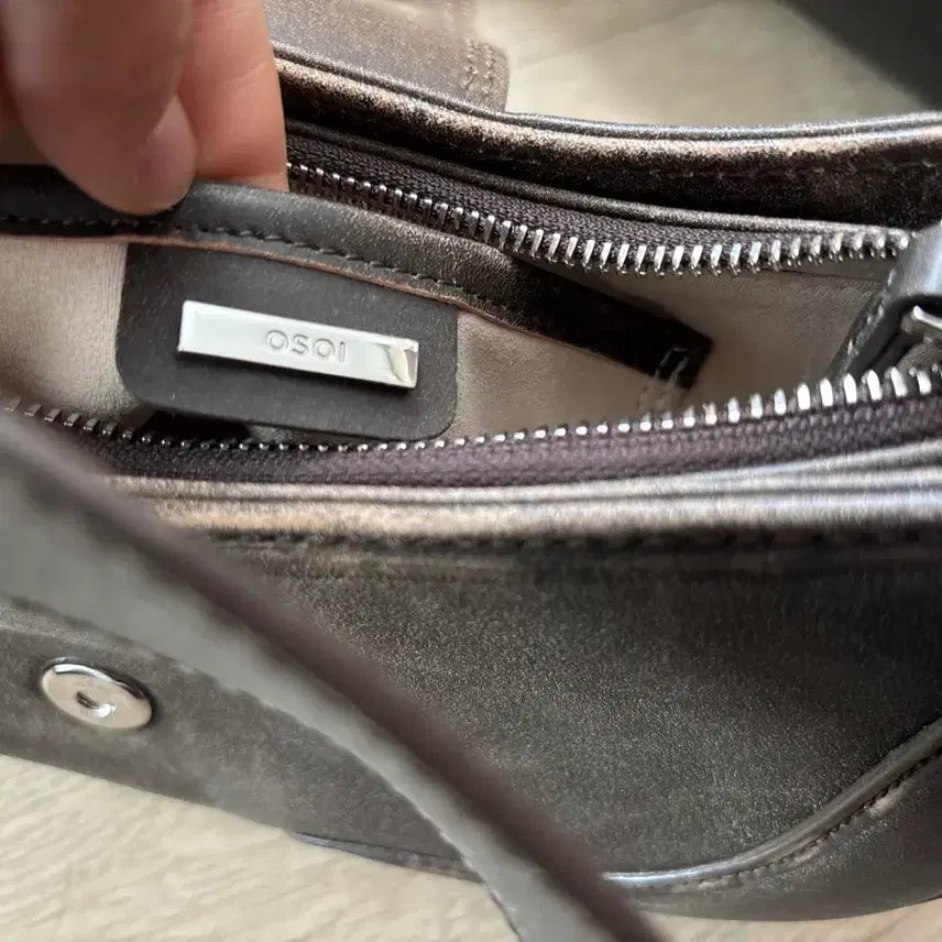 [BUNJANG] Osnoi Hobo Bag Vintage Brown Shoulder Bag / 오소이 호보백 브로클 빈티지 브라운 숄더백