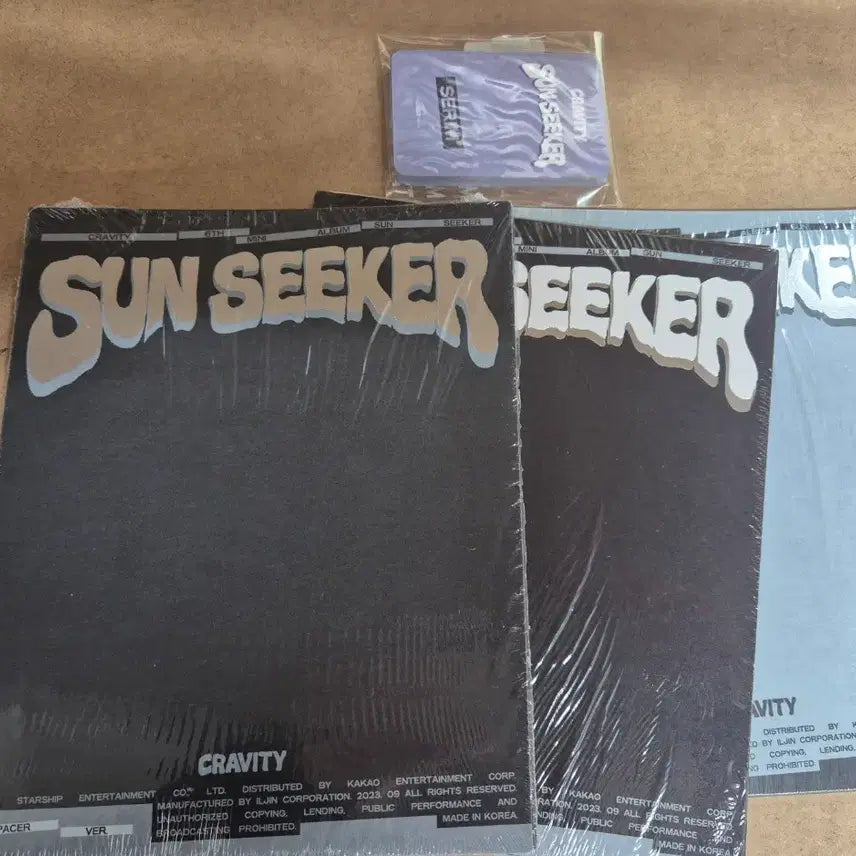 [BUNJANG] CRAVITY Sun Seeker Album / 크래비티 미니6집 sun seeker+포카