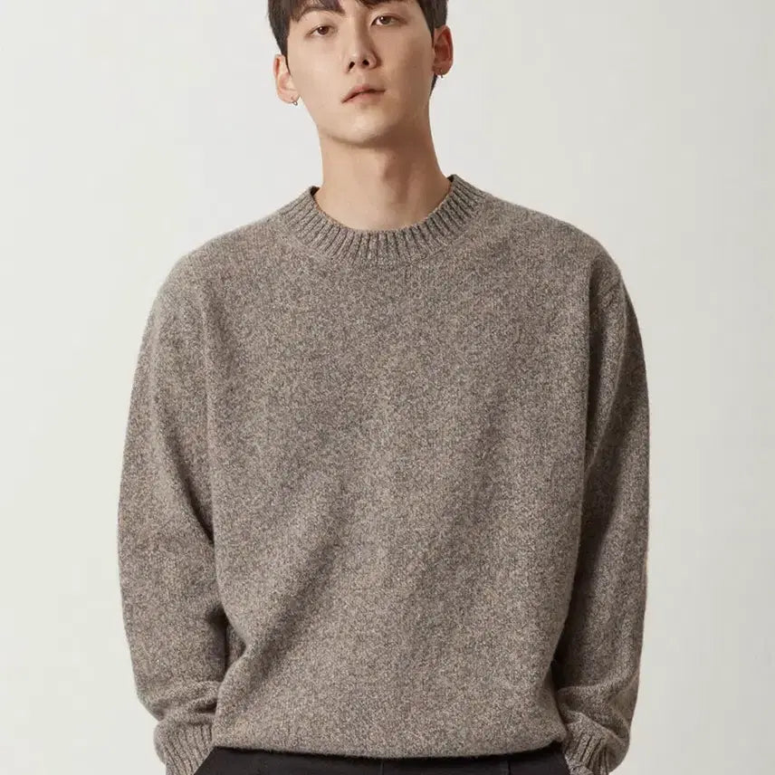 [BUNJANG] Mim The Wardrobe Oversized Merino Wool Knit Sweater / [새상품] 1) 밈더워드로브 멀티 컬러 오버사이즈 니트 멀티 베이지