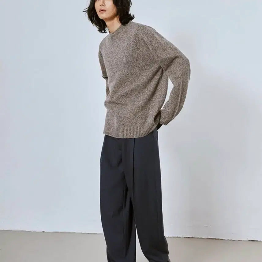 [BUNJANG] Mim The Wardrobe Oversized Merino Wool Knit Sweater / [새상품] 1) 밈더워드로브 멀티 컬러 오버사이즈 니트 멀티 베이지