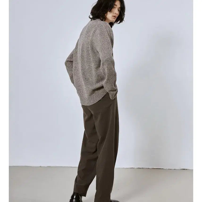 [BUNJANG] Mim The Wardrobe Oversized Merino Wool Knit Sweater / [새상품] 1) 밈더워드로브 멀티 컬러 오버사이즈 니트 멀티 베이지