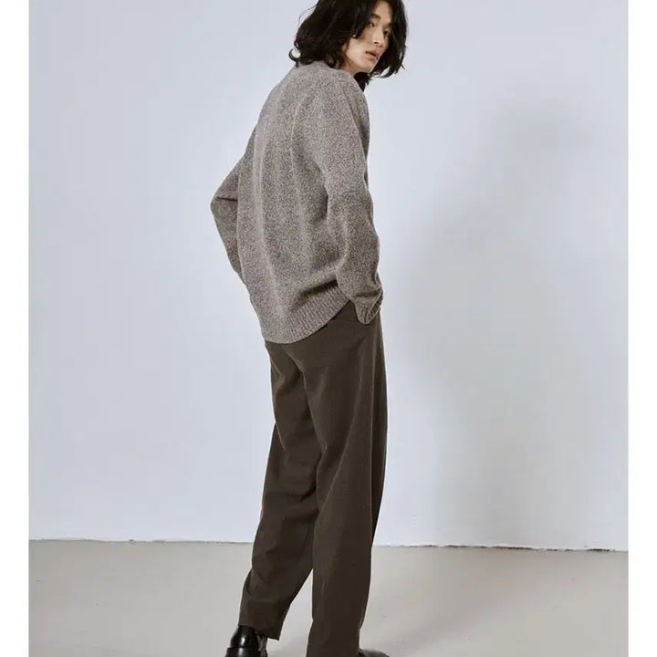 [BUNJANG] Mim The Wardrobe Oversized Merino Wool Knit Sweater / [새상품] 1) 밈더워드로브 멀티 컬러 오버사이즈 니트 멀티 베이지