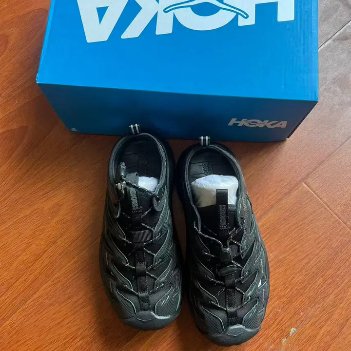 [BUNJANG] Hoka Hopara Black Castle Rock Sandals / (새상품)호카 호파라 블랙 캐슬 락 235mm