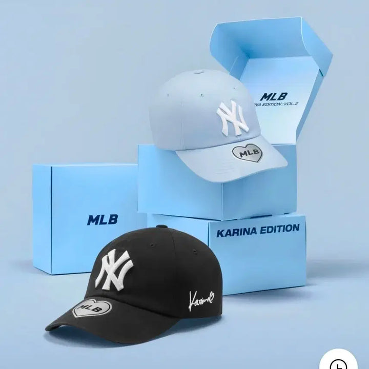 [BUNJANG] MLB Karina Edition Limited Black Ball Cap / MLB 카리나 에디션/한정판 볼캡 블랙