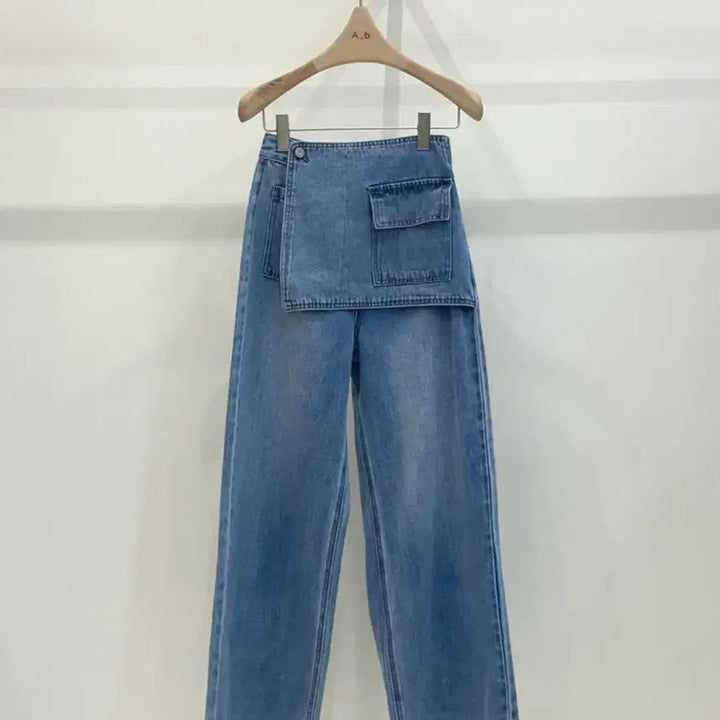 [BUNJANG] Unique Wrap Pocket Denim Pants (L/66) / 유니크 랩 포켓 데님 / 66 고퀄리티 프리미엄 브랜드공정 국내