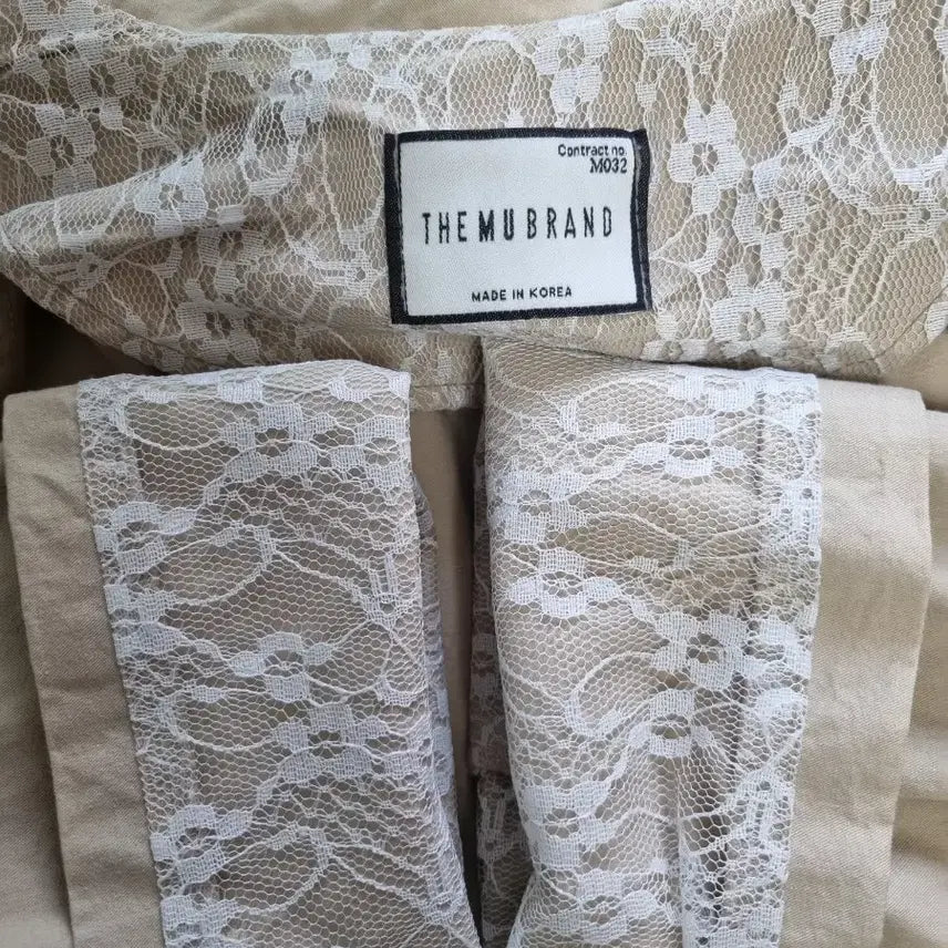 [BUNJANG] The Mode Lab Lace Yasan Jacket / 더모드랩  레이스 야상 자켓 66~77