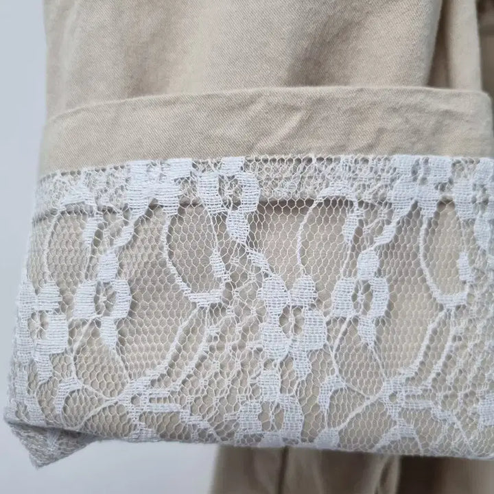 [BUNJANG] The Mode Lab Lace Yasan Jacket / 더모드랩  레이스 야상 자켓 66~77