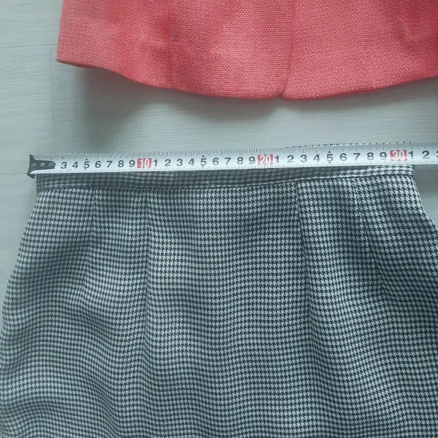 [BUNJANG] SATIN Coral Jacket and Skirt Set (Size 44-55) / 샤틴 SATIN 자켓+치마 44~55 사이즈