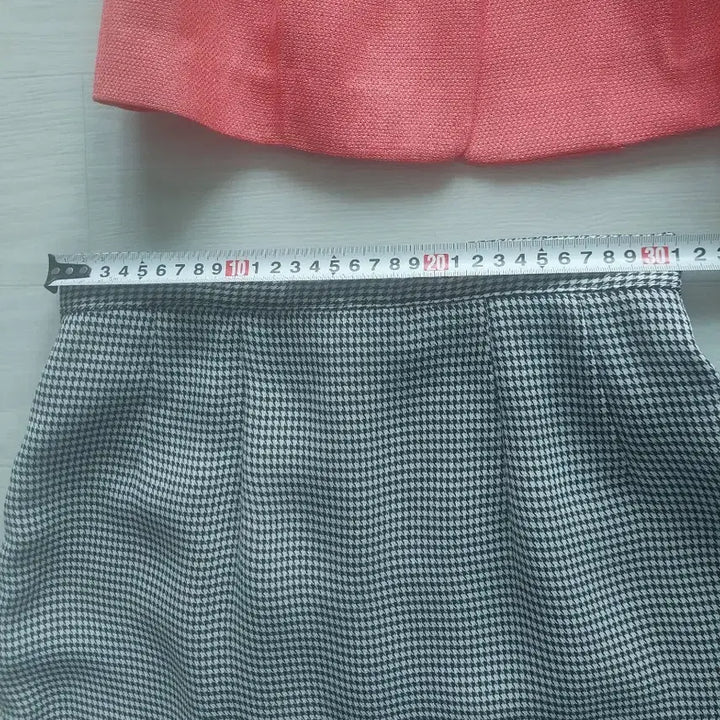 [BUNJANG] SATIN Coral Jacket and Skirt Set (Size 44-55) / 샤틴 SATIN 자켓+치마 44~55 사이즈