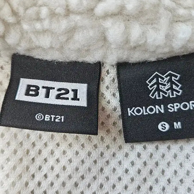 [BUNJANG] BT21 x Kolon Fleece Zip-Up Jacket / BTS, BT21 &amp; 코오롱, 방탄 콜라보 후리스 집업 자켓
