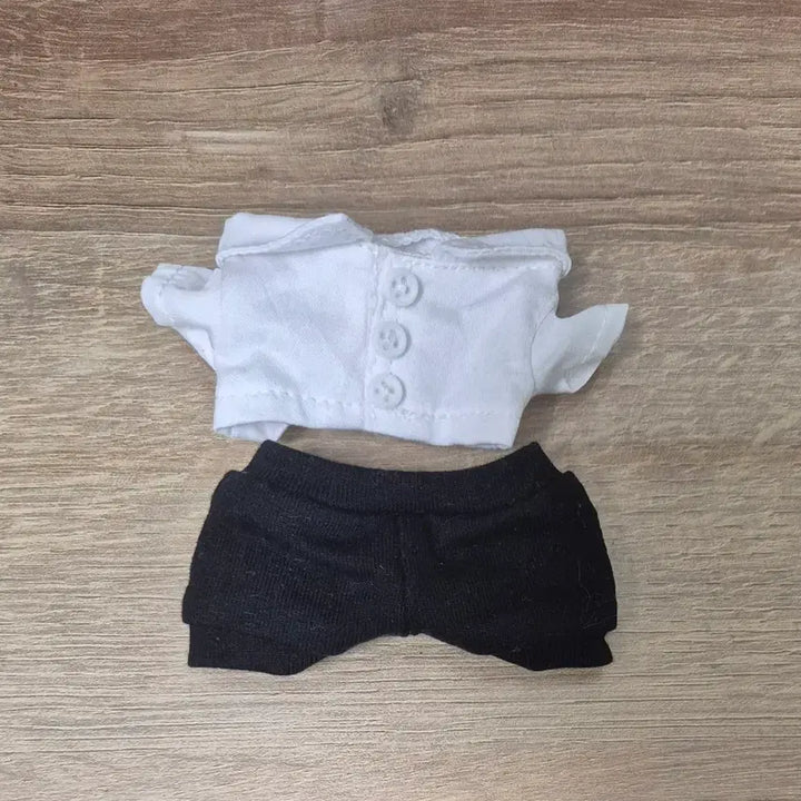 [BUNJANG] 10cm Doll Clothes Set (Shirt + Pants) / 10cm 솜 옷 세트(셔츠+긴바지)