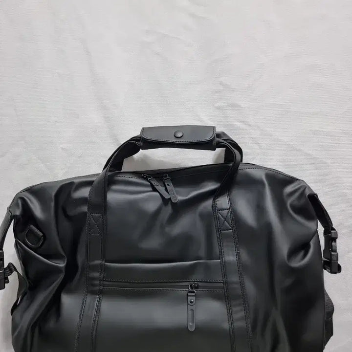 [BUNJANG] Black Leather Boston Bag / 202. 블랙 가죽 보스턴백 가방