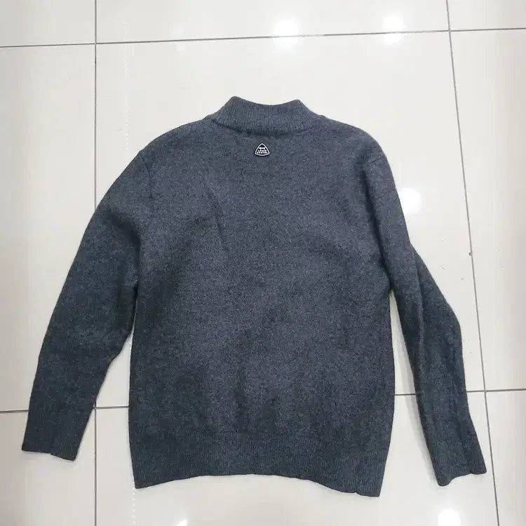 [BUNJANG] Louis Castel Gray Half-Neck Knit Top / 루이까스텔 진회색 호칭100수축해서 실제 약90사이즈 반목폴라 니트티중고
