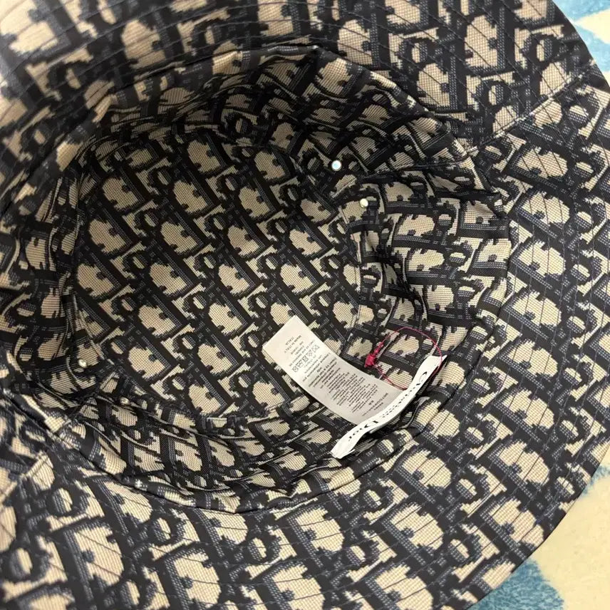 [BUNJANG] Dior Oblique Bucket Hat Navy / 디올 오블리크 버킷햇 네이비