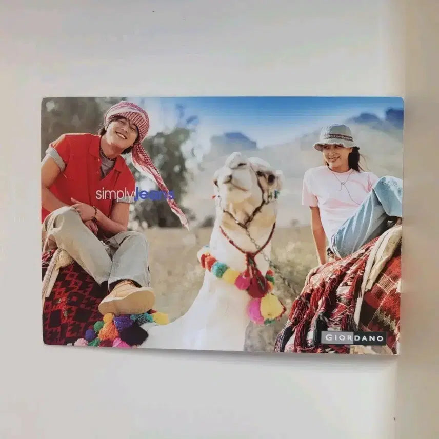 [BUNJANG] Giordano Jung Woo-sung Go So-young Postcard / 지오다노 정우성 고소영 빈티지 엽서