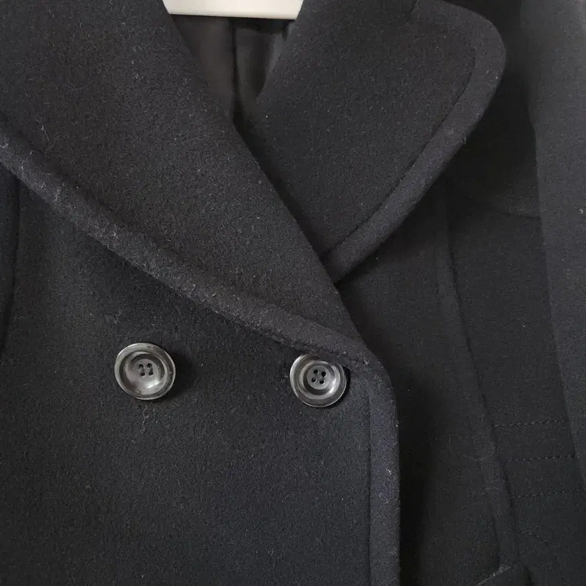 [BUNJANG] On&amp;On Double Short Coat Black / 온앤온 더블 숏 코트 블랙