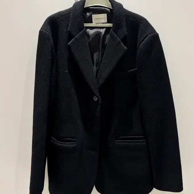 [BUNJANG] Black Wool Jacket Fall/Winter / 검정 가을겨울 울자켓