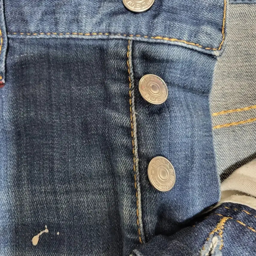 [BUNJANG] Dsquared2 Paint Denim Jeans / 디스퀘어드2  패인트  스판 데님 청바지