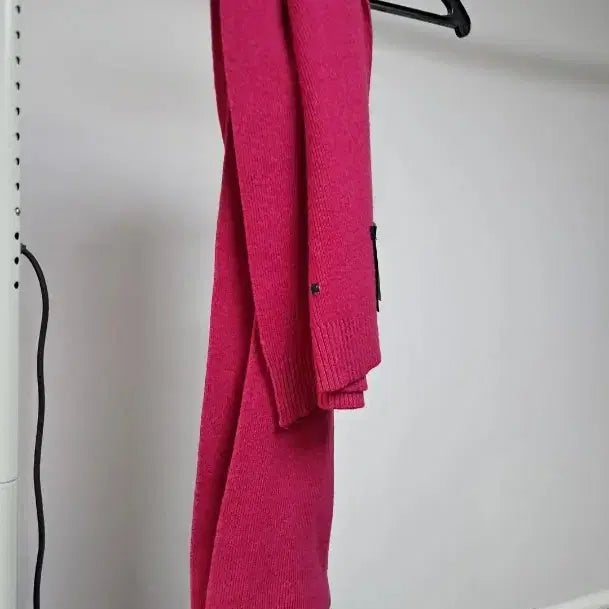 [BUNJANG] Tommy Hilfiger Red Knit Muffler / 타미힐피거 레드 니트 머플러