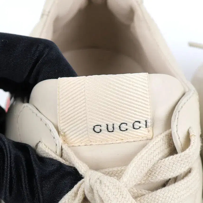[BUNJANG] Gucci Rhyton Leather Sneakers / [중고명품다올] 구찌 라이톤 레더 스니커즈 528892 7.5사이즈