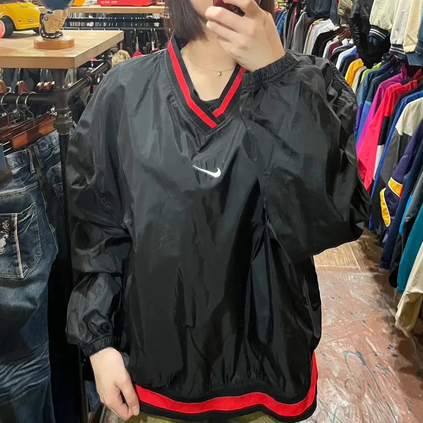 [BUNJANG] Nike Warm-up Jacket (Black) / [HI] 나이키 웜업 블랙