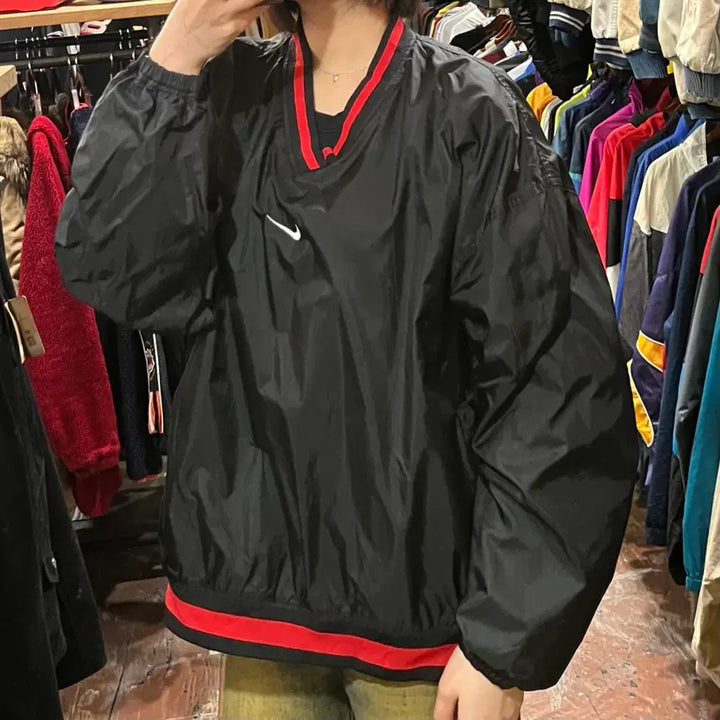 [BUNJANG] Nike Warm-up Jacket (Black) / [HI] 나이키 웜업 블랙