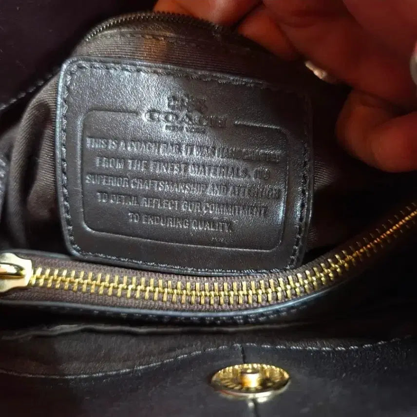 [BUNJANG] COACH Python Minetta Embossed Leather Tote Bag / 코치(COACH) 파이톤 미네타 엠보싱 가죽 토트백