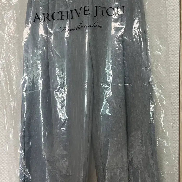 [BUNJANG] Archive J2U Striped Banding Slacks / 아카이브제이투유 스트라이프 밴딩 슬랙스