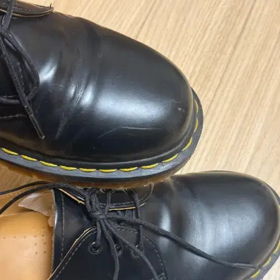 [BUNJANG] Dr. Martens 1461 Smooth Black Derby Shoes / uk6,250) 닥터마틴 1461 스무스 블랙 3홀 더비