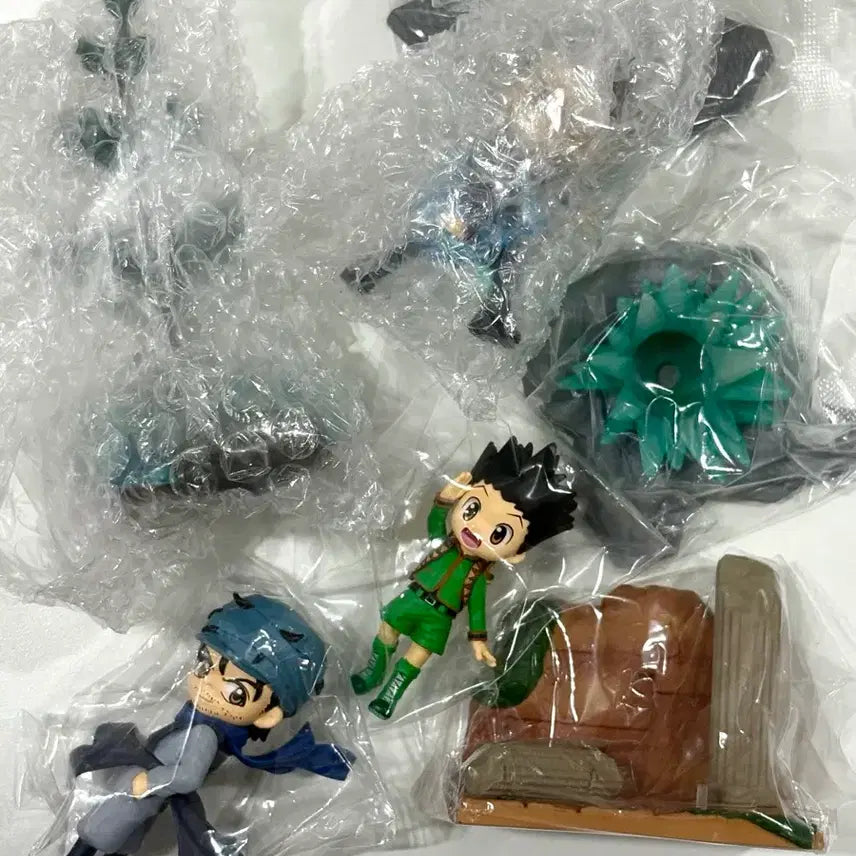 [BUNJANG] Hunter x Hunter Desktop Figure Set / 헌터헌터 리멘트 데스크탑 피규어 6탄 곤 진 레오리오 일괄 판매
