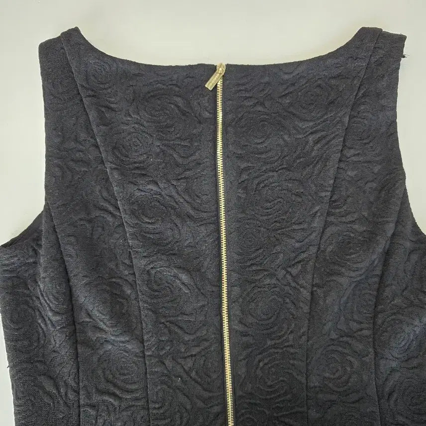 [BUNJANG] Karl Lagerfeld Rose Pattern Sleeveless Dress / 칼라거펠트 로즈 패턴 슬리브리스 원피스 블랙8