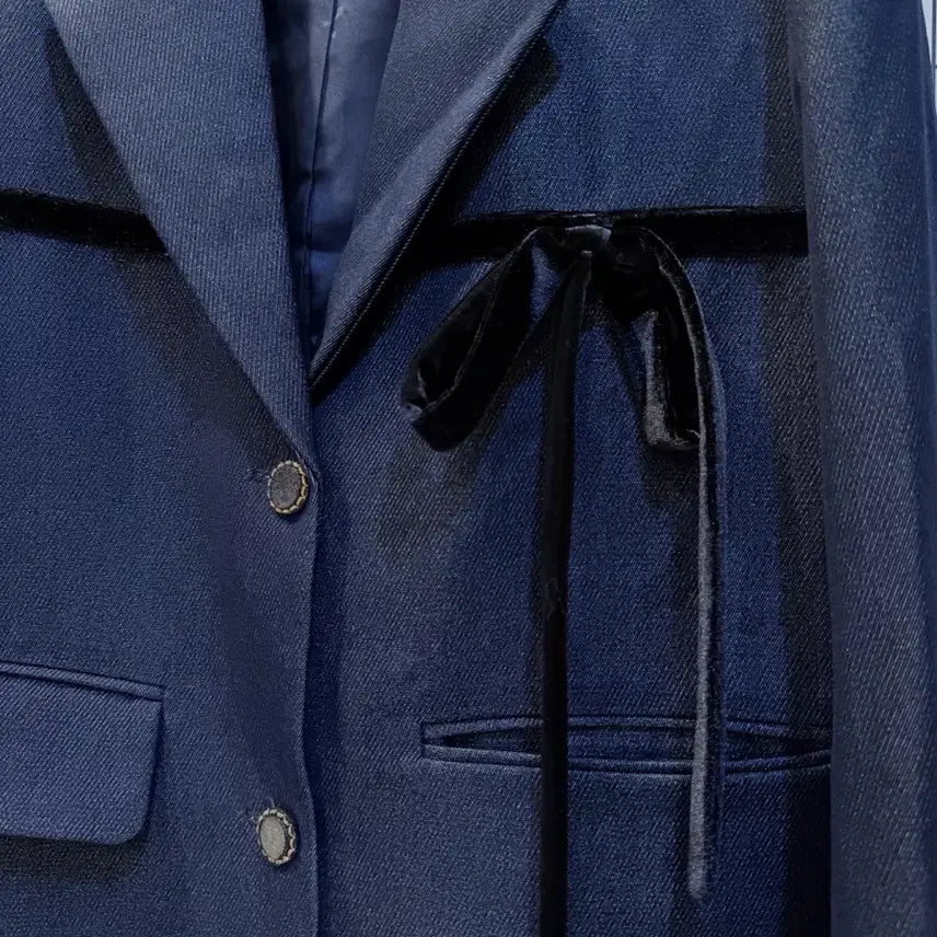 [BUNJANG] Kuose Ribbon Crop Jacket / kuose 쿠오세 리본 크롭자켓