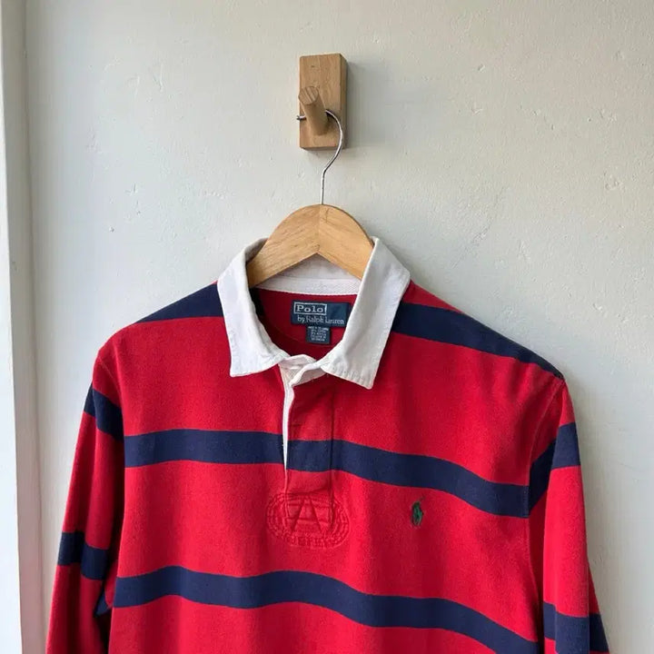 [BUNJANG] Polo Ralph Lauren Striped Rugby Shirt / 16305 - 폴로 랄프로렌 스트라이프 럭비티
