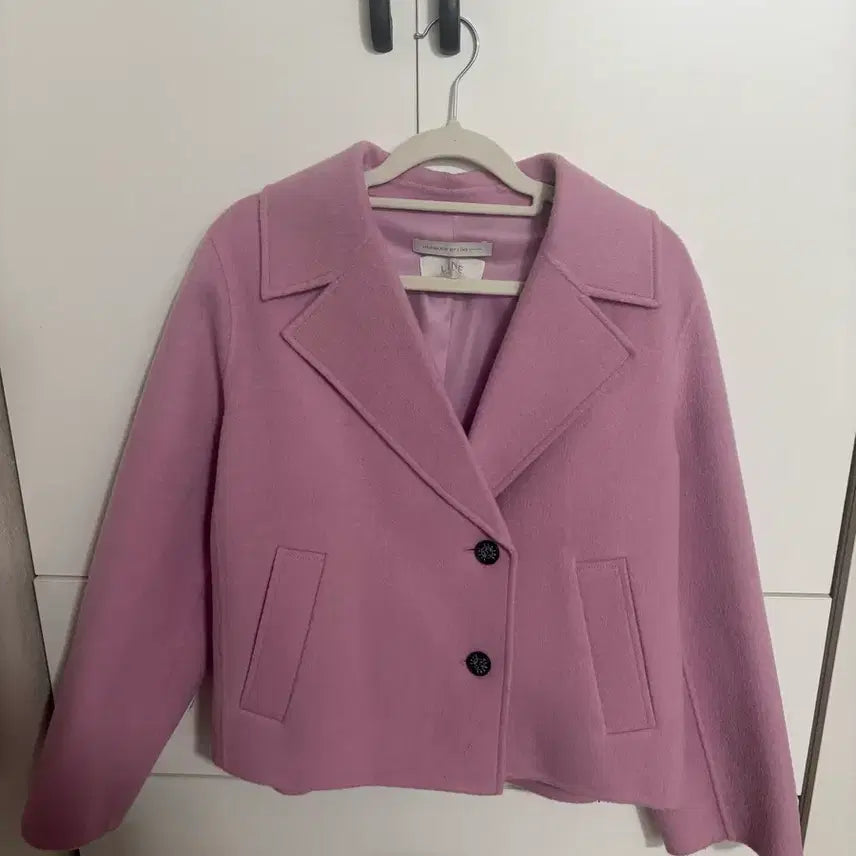 [BUNJANG] Line Edition Wool 100% Half Handmade Coat / 라인 어디션 울100 코트 반코트 핸드메이드