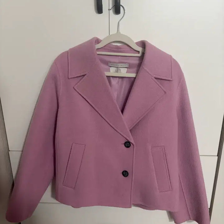 [BUNJANG] Line Edition Wool 100% Half Handmade Coat / 라인 어디션 울100 코트 반코트 핸드메이드