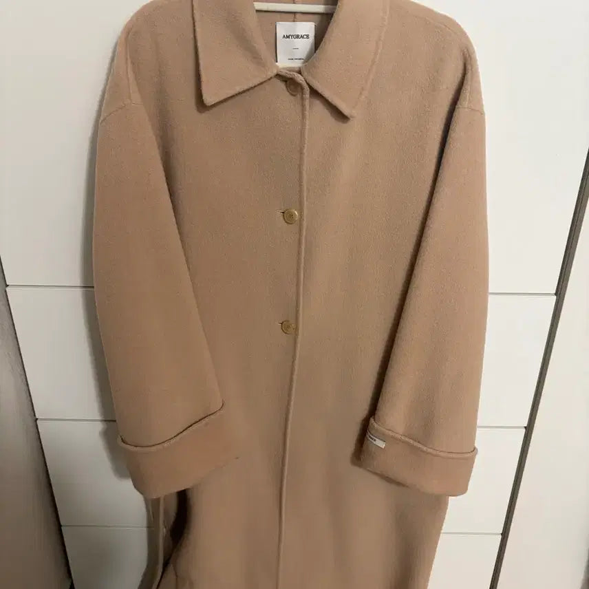 [BUNJANG] AMYGRACE Wool 90% Long Coat / AMYGRACE 롱코트 울90 핏예쁨