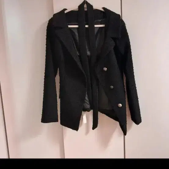 [BUNJANG] Noel Black Tweed Jacket / 노엘 블랙 트위드자켓(새상품)