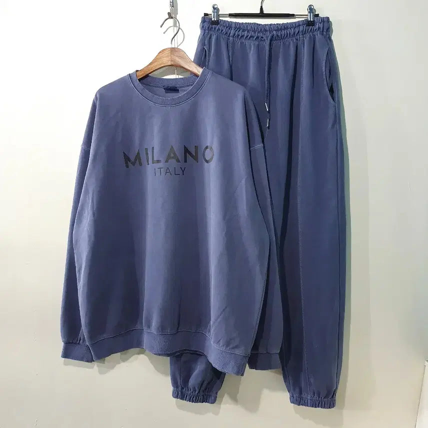 [BUNJANG] Milano Pigment Cotton Set (Sweatshirt &amp; Jogger Pants) / SS신상) 밀라노 피그먼트 맨투맨, 조거팬츠 세트 7color