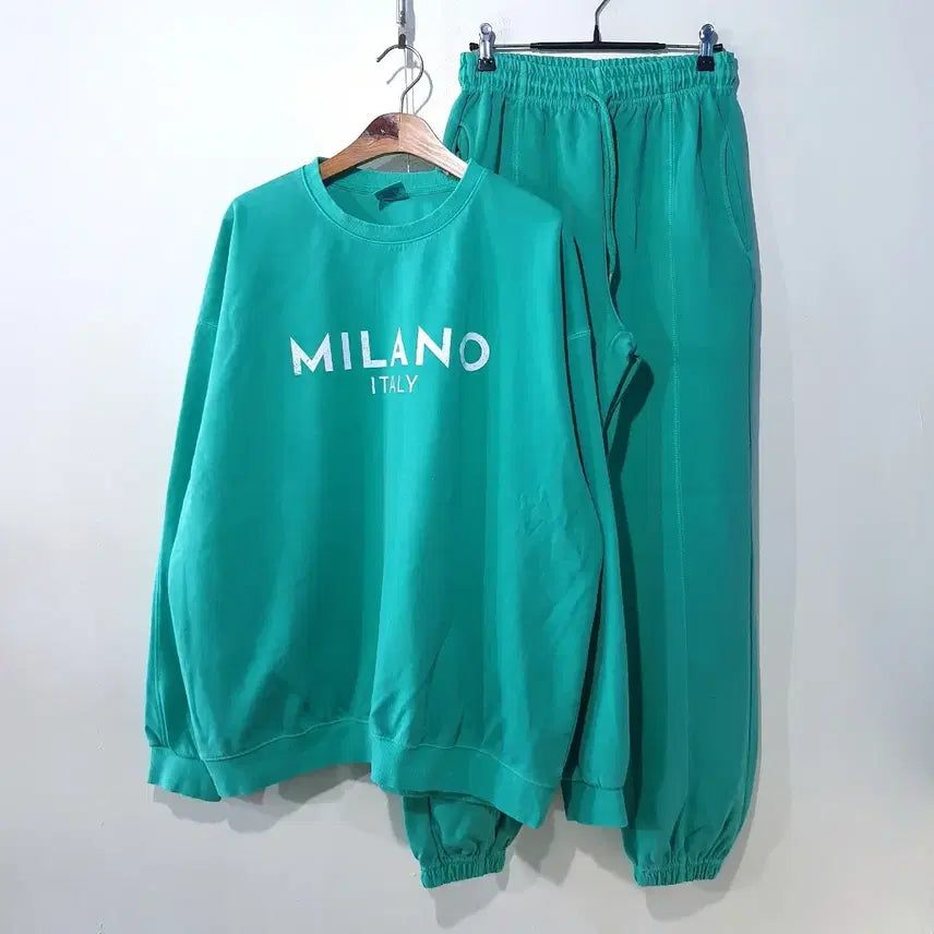 [BUNJANG] Milano Pigment Cotton Set (Sweatshirt &amp; Jogger Pants) / SS신상) 밀라노 피그먼트 맨투맨, 조거팬츠 세트 7color