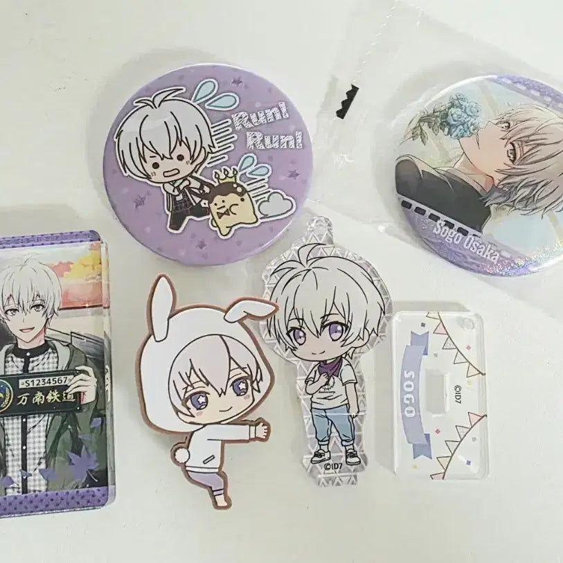 [BUNJANG] Idolish7 Sogo Rubber Clip, Can Badge, Acrylic, Corotto Bundle Set / [일괄] 아이나나 소고 러버 클립 캔뱃지 아크릴 코롯타 코롯토