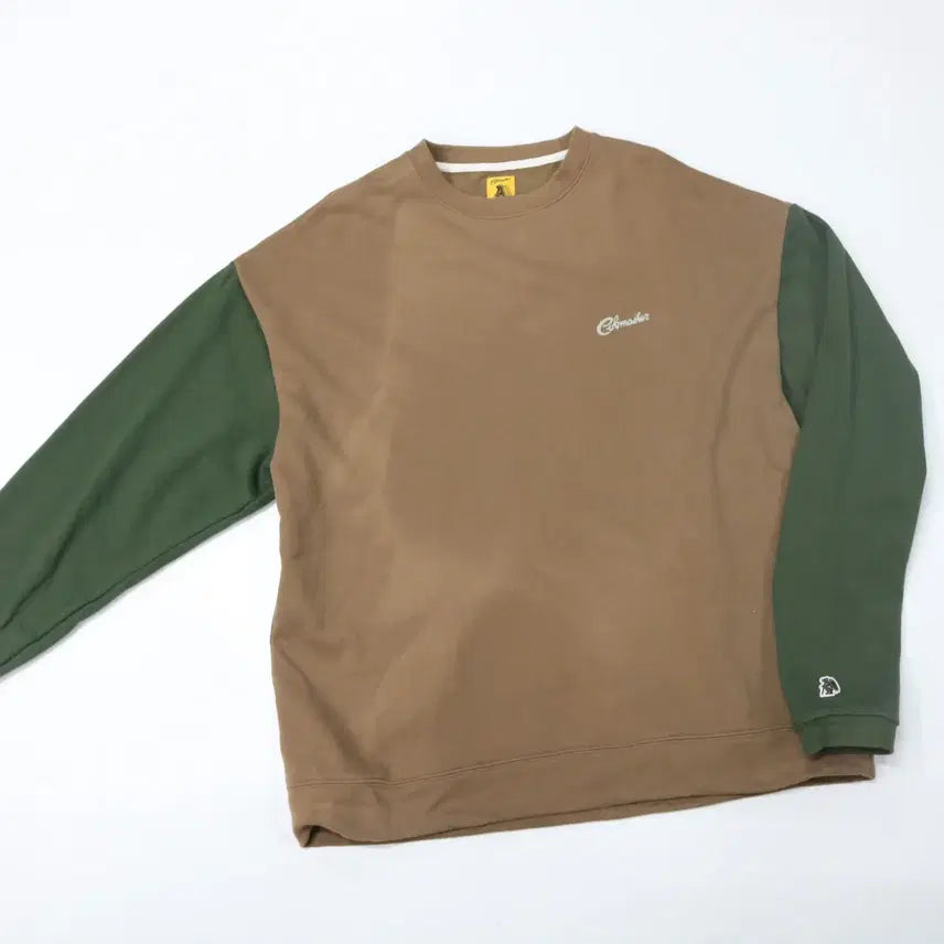 [BUNJANG] Cobmaster Moai Graphic Raglan Sweatshirt / 콜마스터 빈티지 백패킹 모아이 그래픽 나그랑 맨투맨 (F)