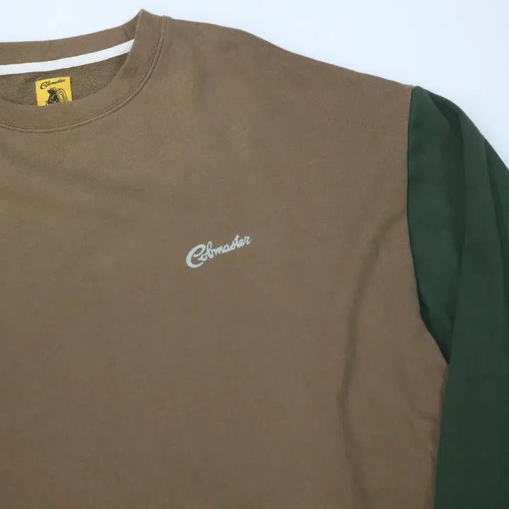 [BUNJANG] Cobmaster Moai Graphic Raglan Sweatshirt / 콜마스터 빈티지 백패킹 모아이 그래픽 나그랑 맨투맨 (F)