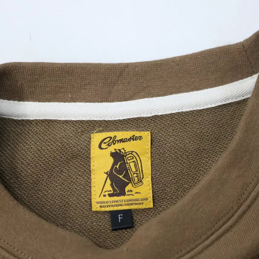 [BUNJANG] Cobmaster Moai Graphic Raglan Sweatshirt / 콜마스터 빈티지 백패킹 모아이 그래픽 나그랑 맨투맨 (F)