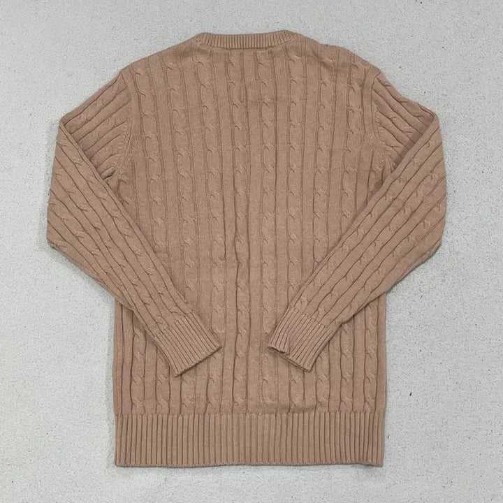 [BUNJANG] U.S. Polo Assn. Cable Knit Crew Neck Sweater / S 유에스폴로아센 크루넥 케이블 니트 스웨터 0312-2