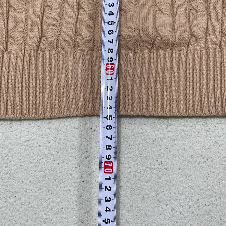 [BUNJANG] U.S. Polo Assn. Cable Knit Crew Neck Sweater / S 유에스폴로아센 크루넥 케이블 니트 스웨터 0312-2